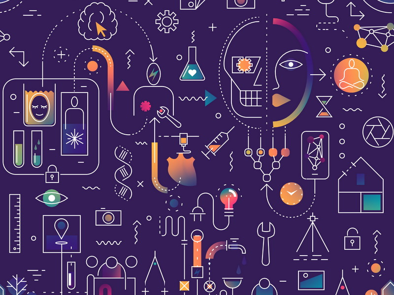 Futuristic background by Struvictory.art on Dribbble