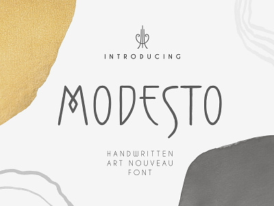 Modesto - Art Nouveau Handwritten Font