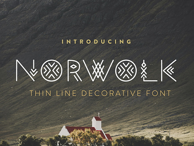 NORWOLK font family creativemarket decorative ethnic folk font font awesome font design geometric graphic hipster lineart symbol thin font thin line typeface typography