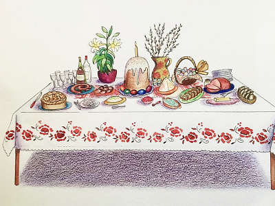 Ukrainian Easter Table