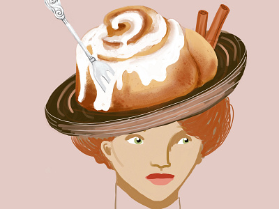 Cinnamon Bun Hat