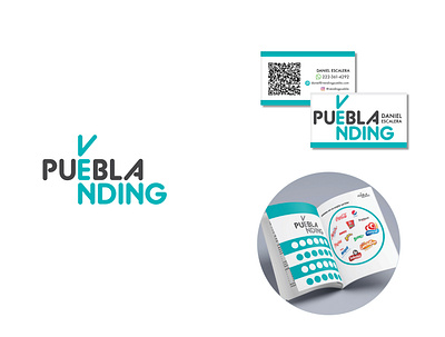 Vending Puebla Branding book branding design businesscard illustrator logo qrcode typography
