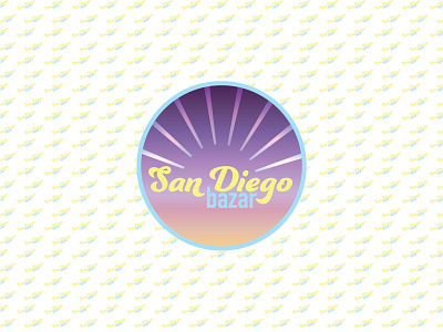 San Diego Bazar logo pattern repeat shop