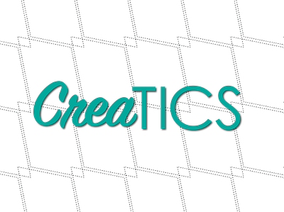 CreaTICS logo design illustrator logo