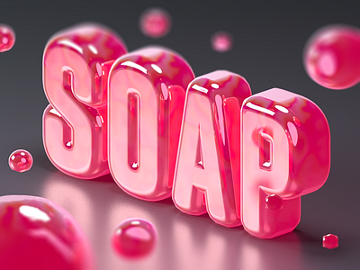 Soap 3d arnold bubbles c4d cinema 4d render soap