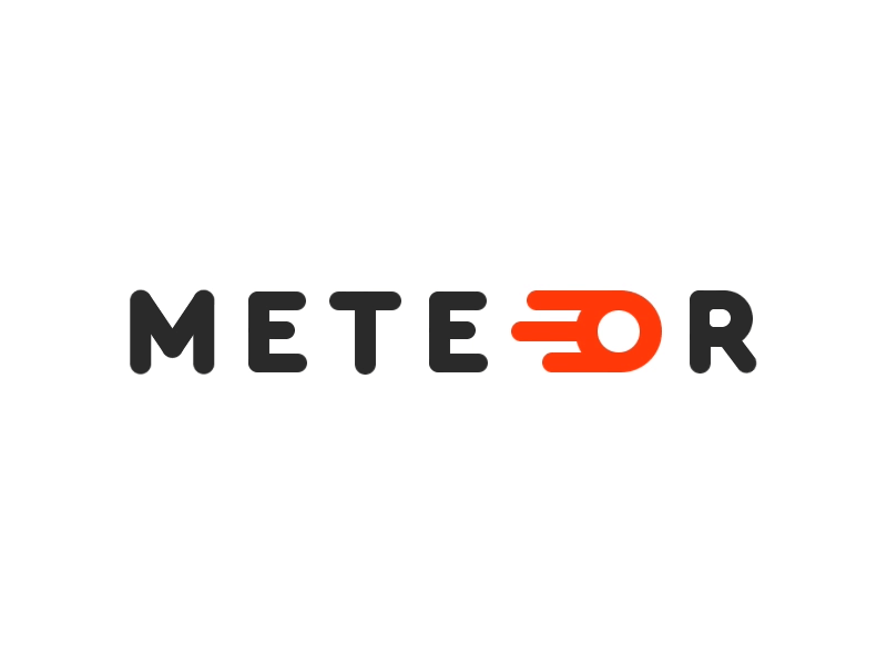 Meteor animation gif logo meteor transition