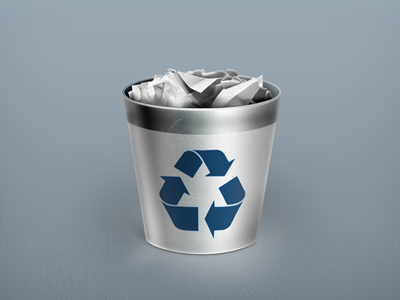 Trash Icon icon icons metal paper texture trash