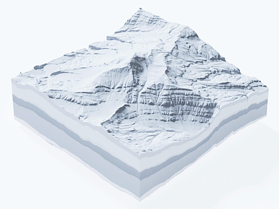 3d terrain 3d animation c4d cinema 4d design gif illustration light render ui