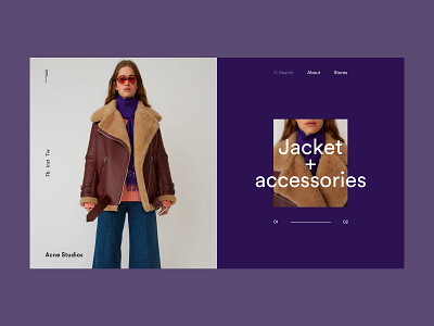 Acne Studios Store art clothes design e commerce fashion fashion store grid interaction interface layout minimal typography ui ux web webdesign