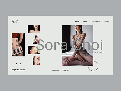 Sora Choi — Magazine Issue Gallery art design fashion gray grid interaction interface layout minimal pastel colors typography ui ux web webdesign website