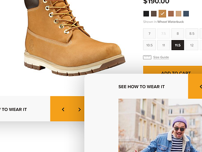 Timberland UX experiment 2 boots cart men product shoes timber