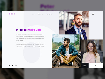 Daily UI Challenge #005 about challenge daily meetup people photos promo startup team