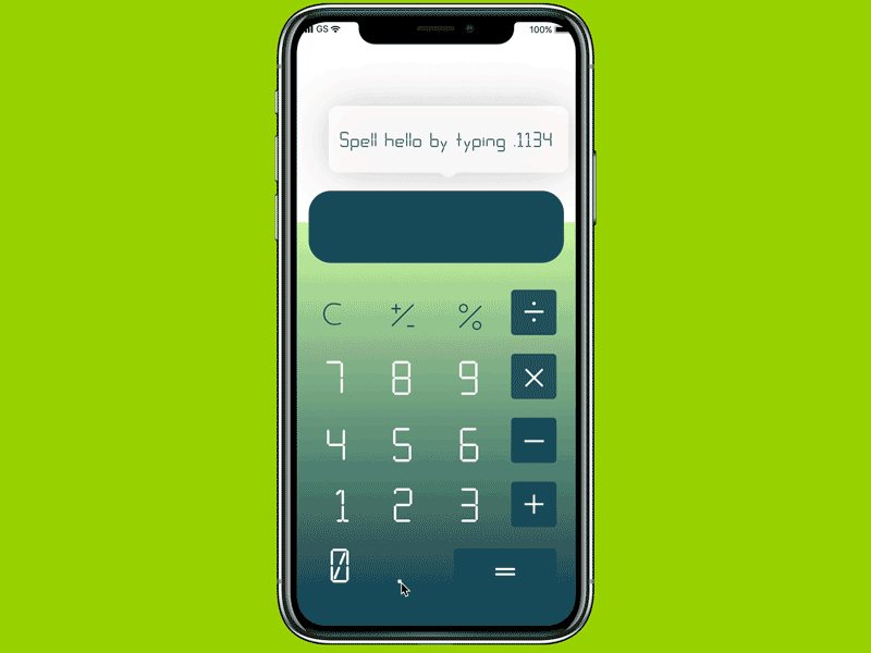 Calculator GIF dailyui04 dailyuichallenge ui