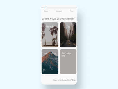 Vacation Planner | DailyUI064