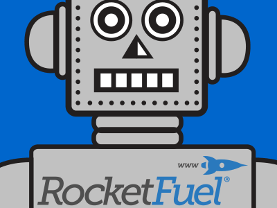 Rocket Robot blue grey robot
