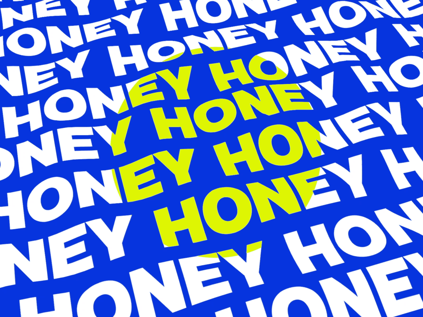 Honey 2d after effects animated gif animation design gif honey motion type typography
