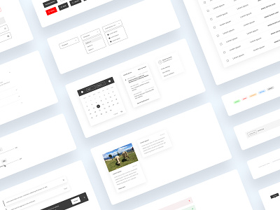 Stepwise Components Library app buttons components design designsystem desktop library styleboard styleguide system ui ux
