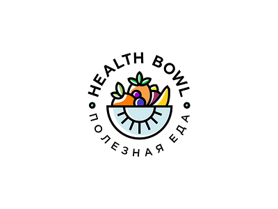 Health Bowl branding graphic design logo logomaker logotype