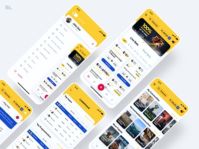 Betting | UX/UI design mobile app