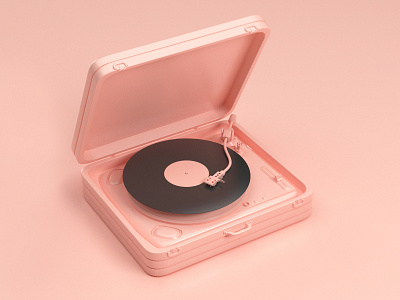 Music Player | 3D design 3d 3ddesign branding clean concept dribbble flat identity illustration minimal minimaldesign