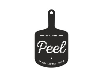 Peel Handcrafted Pizza bw handcrafted peel pizza restaurant shape