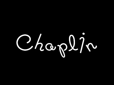 Charlie Chaplin Logotype brand branding chaplin charlie famous identity logo logotype movie stick type typography visual