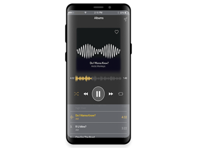Samsung S9 Music App