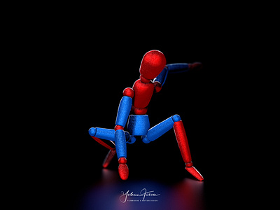 SPIDER DOLL 3d cinema4d shading spider man spiderman