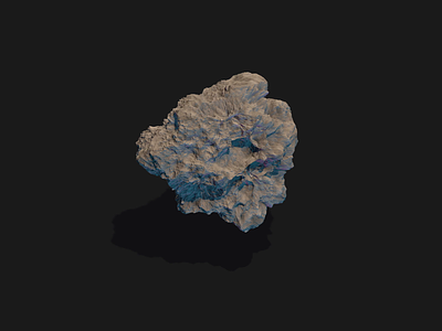 Procedural Asteroid 3d animation asteroid c4dart cinema 4d cinema4d illustration motion motion design