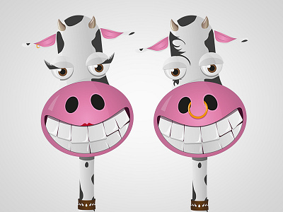 Le Studio - Cow Design brand content character illustration illustrator logo shop tattoo