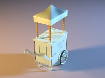 Chariot - Ladurée 3d 3dsmax after effects vray