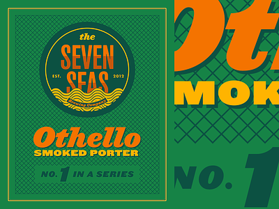 Othello Label beer brewing company label logo othello porter seas seven shakespeare smoked