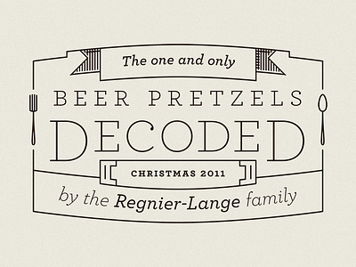 Din Dins label beer decoded design din dins food graphic label logo pretzels