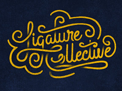 LIGATURE COLLECTIVE SCRIPT contest hand drawn hand lettered hand lettering illustration lettering script texture type typography