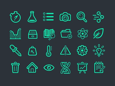 Labmate icons app glyphs icons labmate