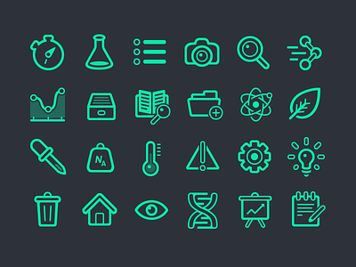 Labmate icons app glyphs icons labmate