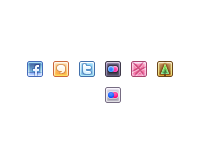 16px social icons