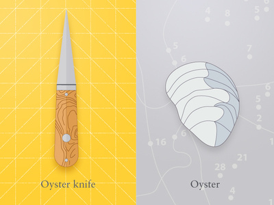 Oyster & knife (wip)