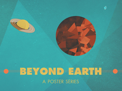 Kickstarter project launched! 1960s beyond earth planet planets poster posters retro space vintage