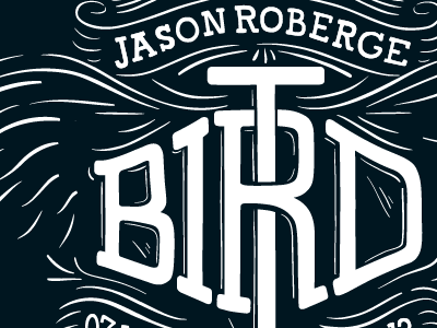 J-Bird Vector (in progress) lettering line art type vector