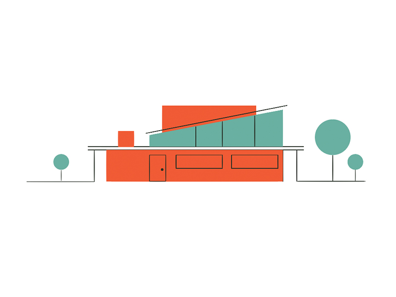 Modern Home by Eliza J. Von Hagen on Dribbble