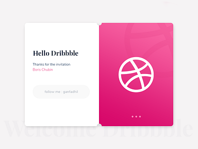 Hello Dribbble ! debut first debut first image first shot hello dribbble intro dribbble intro to dribbble welcome welcome dribbble