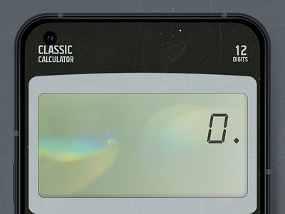 The Classic Calculator Remake adobe xd app branding calculator calculator remake design figma graphic design illustration mobile app remake the classic calculator ui ux vintage
