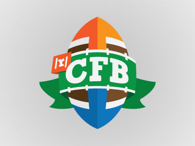 /r/CFB Logo football logo vector