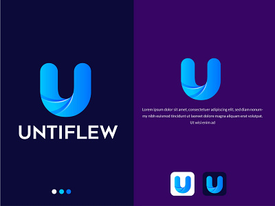 U Modern Logo Design By Rony Pa - Logo Designer 🔵 On Dribbble