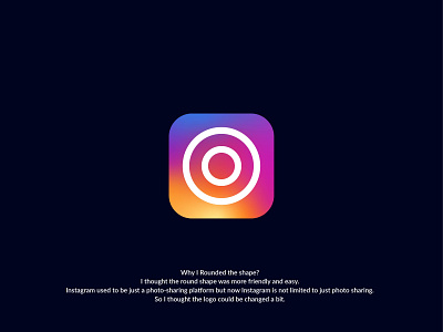 Instgram logo redesign