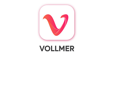 V letter logo brand branding design icon illustration lettering minimal ui v logo v modern logo vector