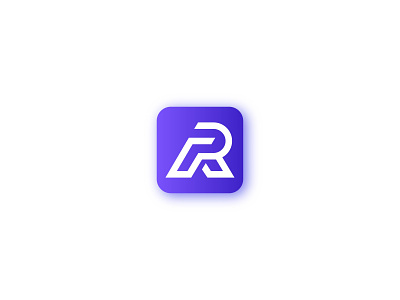 R modern logo design