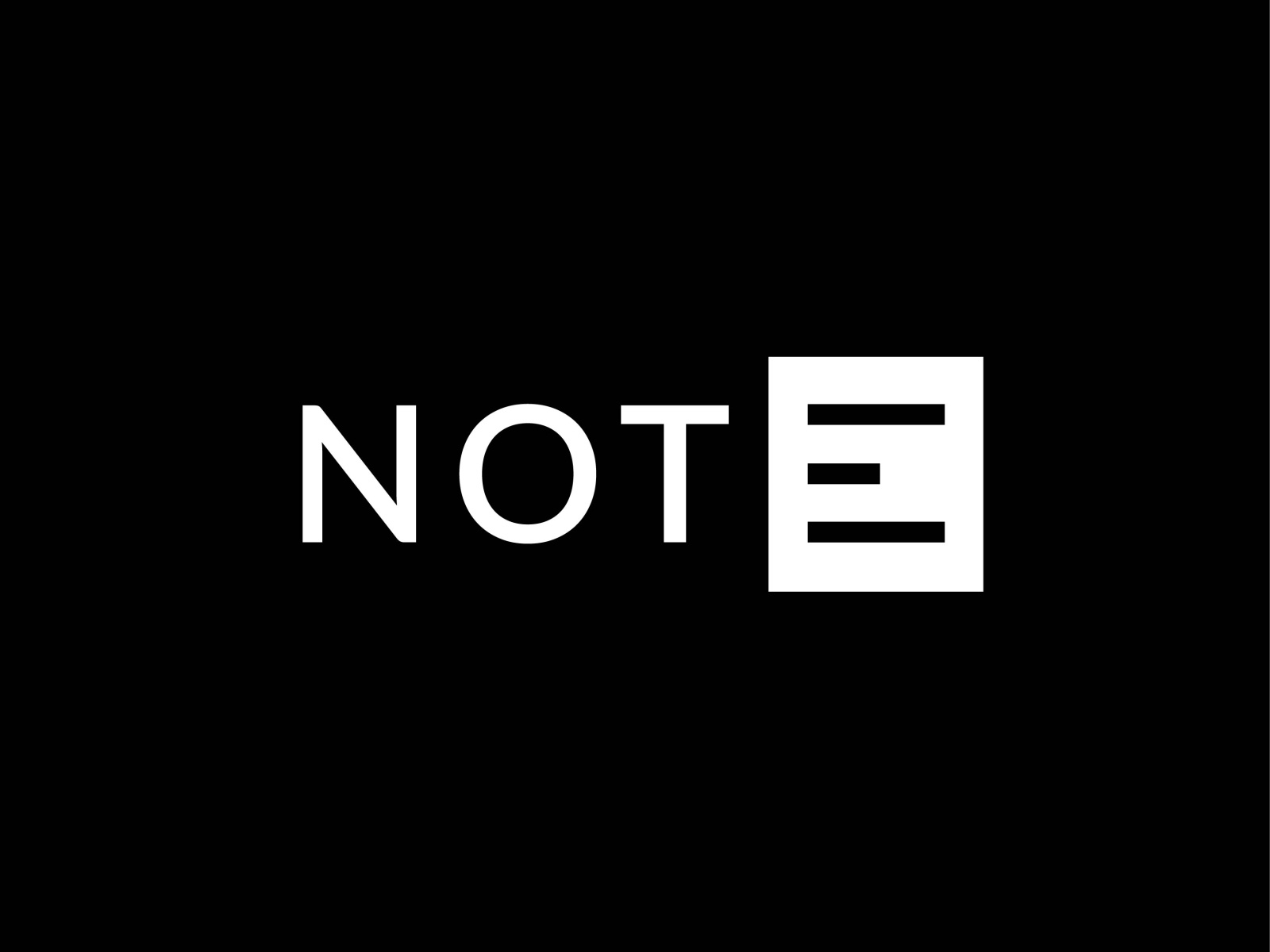 Note minimal logo by Rony Pa - Logo Designer 🔵 on Dribbble