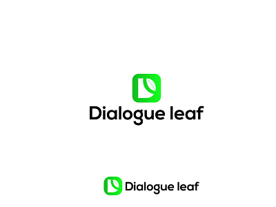 Letter D + Leaf logo app brand branding d letter d logo design flat green app icon leaf lettering logo minimal mobile ui vector web